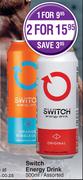 Switch Energy Drink Assorted-For 2 x 500ml