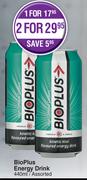 Bioplus Energy Drink Assorted-440ml