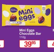 Cadbury Mini Eggs Chocolate Bars-110g 
