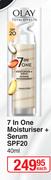 Olay 7 In 1 Moisturiser+ Serum SPF20-40ml Each