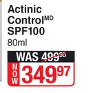 Eucerin Actinic Control SPF100-80ml