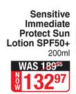 Nivea Sun Sensitive Immediate Protect Sun Lotion SPF50+-200ml