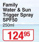 Sun Lab Family Water & Sun Trigger Spray SPF50-250ml