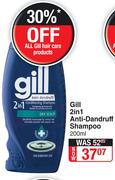 Gill 2 In 1 Anti Dandruff Shampoo-200ml