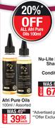 Afri Pure Oils Assorted-100ml Each