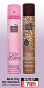 Girlz Only Dry Shampoo Assorted-400ml Each
