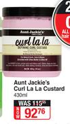 Aunt Jackie's Curl La La Custard-430ml