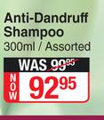 Natur Vital Anti Dandruff Shampoo Assorted-300ml
