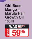 Girl Boss Mango + Marula Hair Growth Oil-100ml