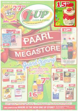 1 Up Cash And Carry : Paarl (27 Aug - 07 Sep 2015), page 1