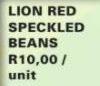 Lion Red Speckeled Beans-500g