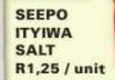 Seepo Ityiwa Salt-500g