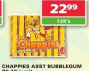 Chappies Asst Bubblegum-125's pack