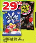 Yogueta & Pin Top(Excluding XXL Range)-48's pack