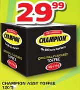 Champion Asst Toffee-120's pack
