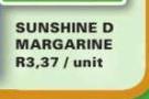 Sunshine D Margarine-125g Each