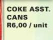Coke Asst.Cans-330ml Each