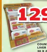 Country Range Liver Tubs-250g Each