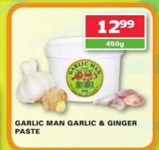 Garlic Man Garlic & Ginger Paste-450g
