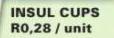 Insul Cups-Each