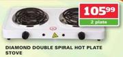 Diamond Double Spiral Hot Plate Stove