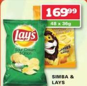 Simba & Lays-36g Each