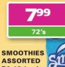 Smoothies Assorted-72's