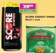 Score Energy Drink-6x440ml