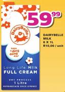 Dairy Belle Milk-6x1L