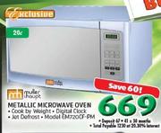 Muller&Houpt 20L Metallic Microwave Oven EM720CF-PM