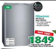 Hisense 100Ltr Metallic Bar Fridge H130RME