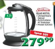 Sunbeam 1.7ltr Glas Ketel SGK300