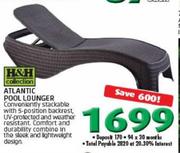 H&H Collection Atlantic Pool Lounger