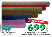 Multi-Flor Assorted Galaxy Squares-275cmx355cm-Each