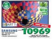 Samsung 50"(127cm) LED Smart TV UA50JU6400
