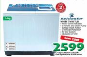 Kelvinator 14Kg White Twin Tub KL14TT2W