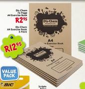 Dis-Chem A4 Exercise Book - 5 Pack