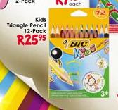 Kids Triangle Pencil-12-Pack