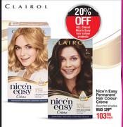 Clairol Nice' n Easy Permanent Hair Colour Creme-Each