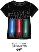 Star Wars Boys T-Shirt(Sizes 7-16 Yrs) (Available Mid November)