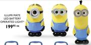 Minions Illumi Mate LED Battery Operated Light (Available Mid November)-Each
