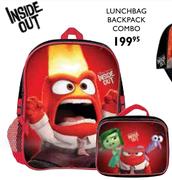 Inside Out Lunchbag Backpack Combo (Available Mid November)