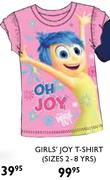 Girl's Joy T-Shirt(Sizes 2-8 Yrs) (Available Mid November)