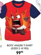 Boy's Anger T-Shirt(Sizes 2-8 Yrs) (Available Mid November)