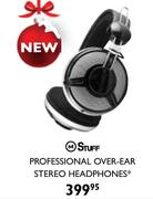 M Stuff Professional Over-Ear Stereo Headphones (Available Mid November)