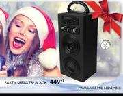 Party Speaker:Black