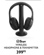M Stuff Wireless Headphone & Transmitter