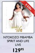 Ntokozo MBAMBA Spirit And Life Live-2 CDs