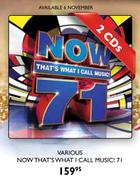 Various Now That's What I Call Music! 71-2 CDs Pack