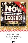 Various Now That's What I Call Legends-3 CDs Pack